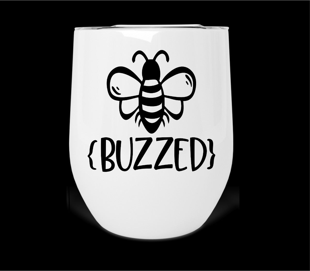 Buzzed Wine Tumbler Print Transfer