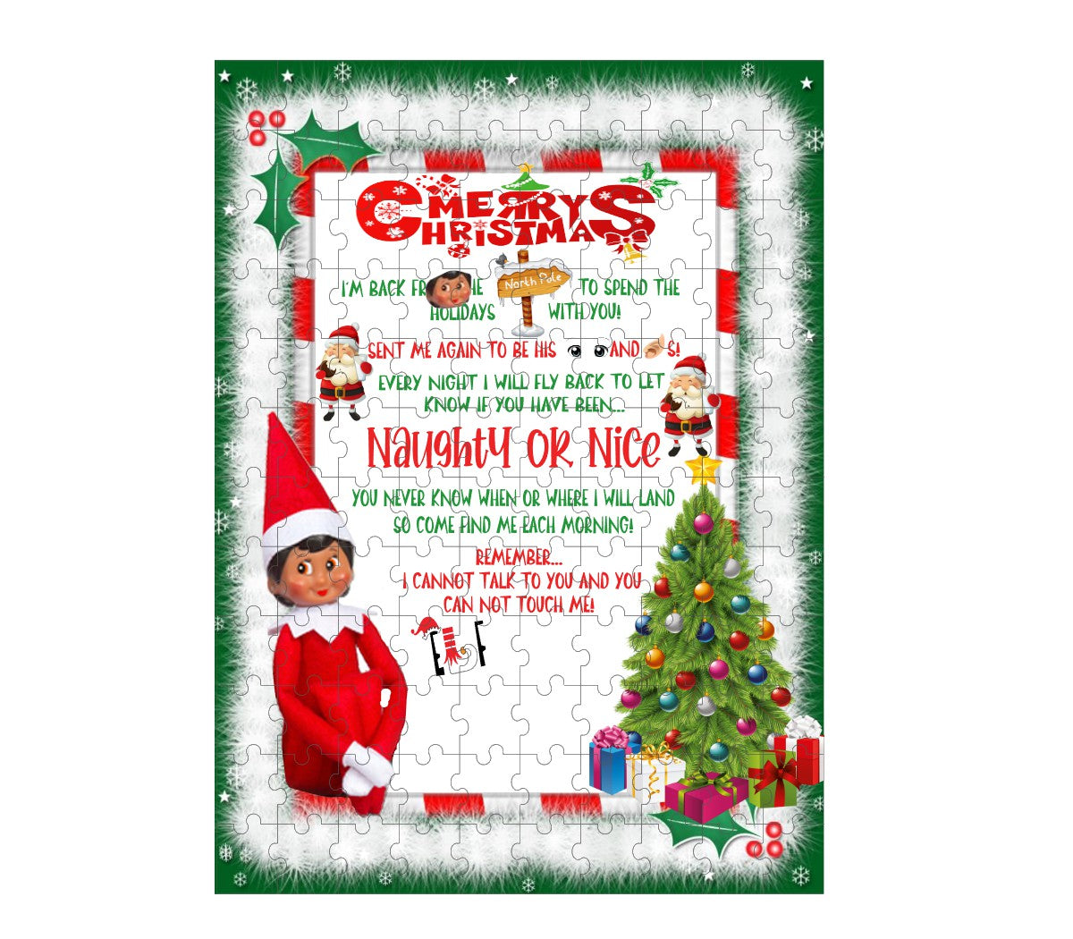 Elf On The Shelf Christmas Digital Design 2