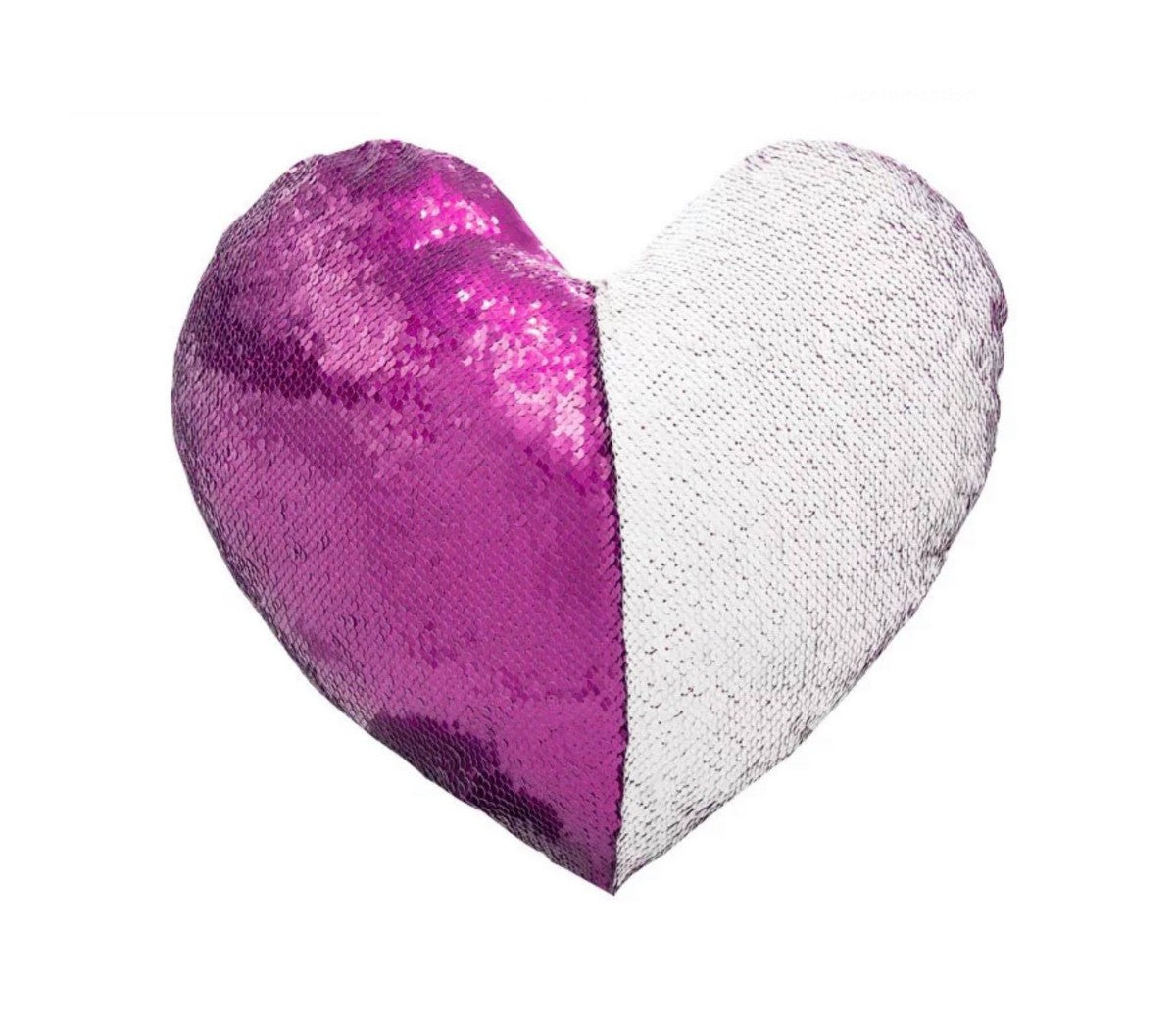 Heart Sequin Pillow Cover