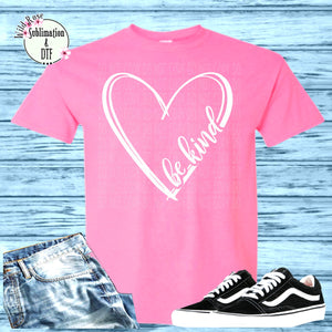 Pink Shirt Day- Be Kind-Heart