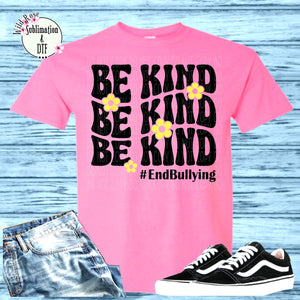 Pink Shirt Day- Be Kind Stacked