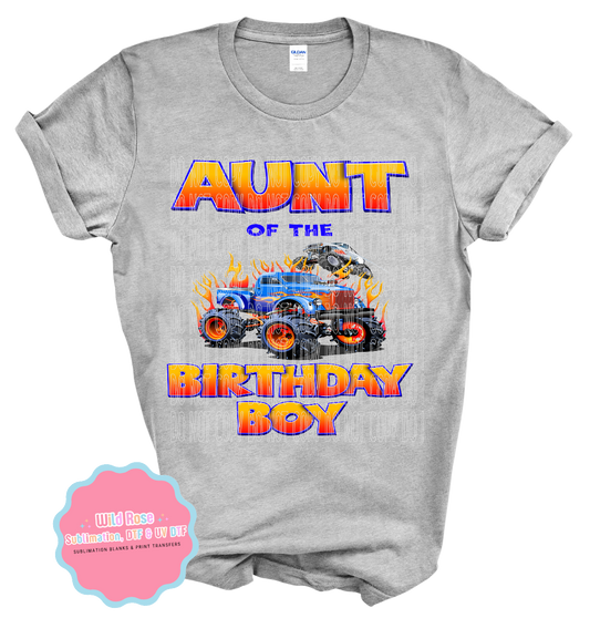 Birthday Boy-Monster Truck-Aunt