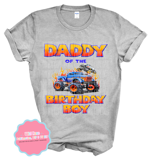 Birthday Boy-Monster Truck-Daddy