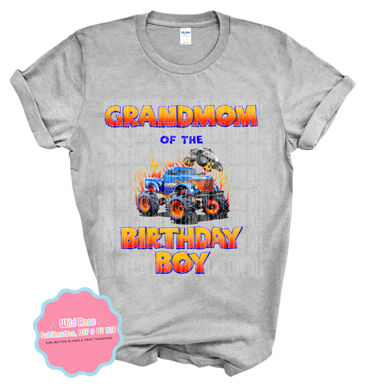 Birthday Boy-Monster Truck-Grandmom