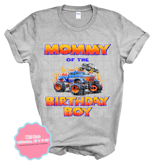 Birthday Boy-Monster Truck-Mommy
