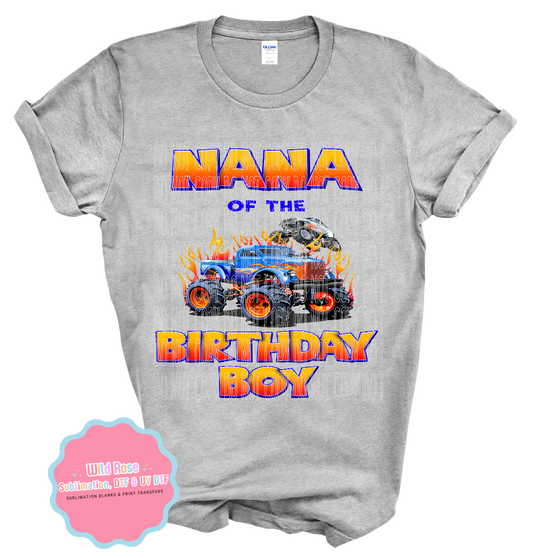 Birthday Boy-Monster Truck-Nana