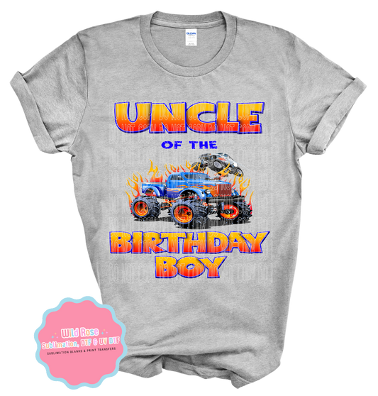 Birthday Boy-Monster Truck-Uncle