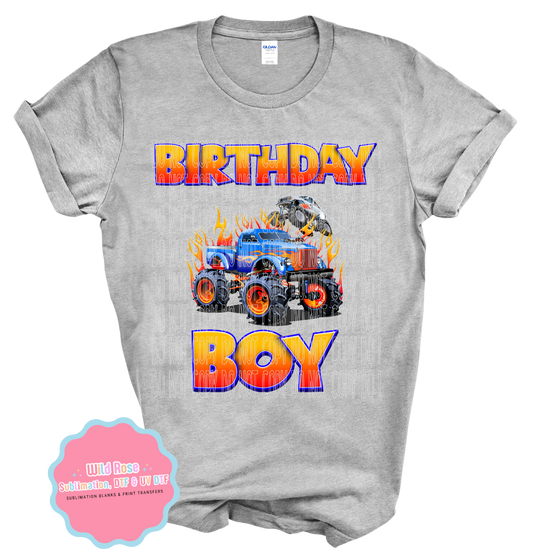 Birthday Boy-Monster Truck