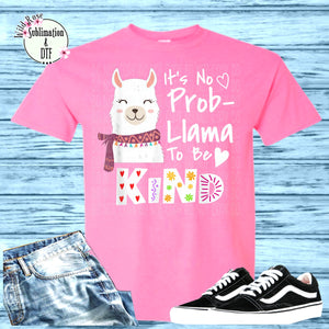 Pink Shirt Day- No Prob-Llama To Be Kind-2