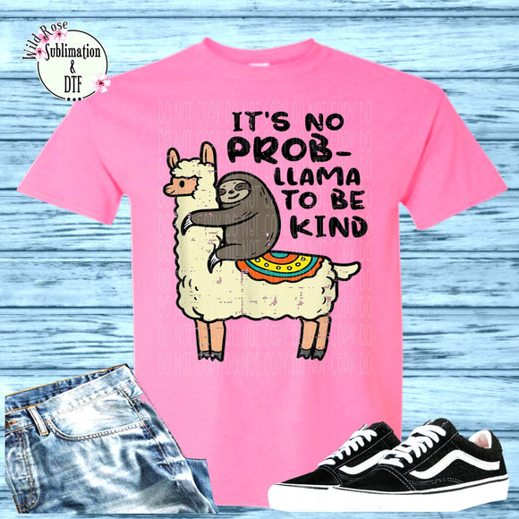 Pink Shirt Day- No Prob-Llama To Be Kind