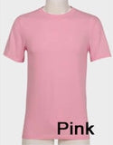 Adult Sublimation Polyester Round Neck T-Shirts