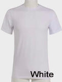 Adult Sublimation Polyester Round Neck T-Shirts