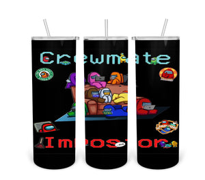 Among Us Crewmate-Imposter Tumbler Print Transfer