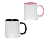 11oz Two Tone Colored Mugs-Case of 36