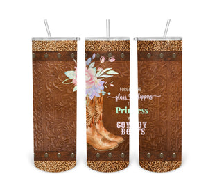 Forget The Glass Slipper Tumbler Print Transfer