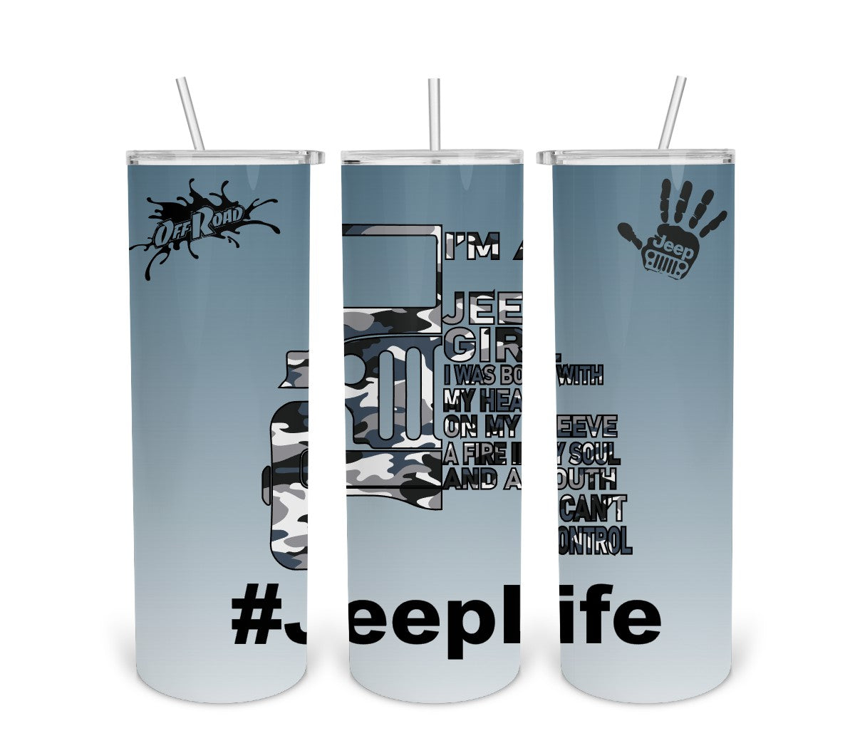 Jeep Girl-Tumbler Digital Design