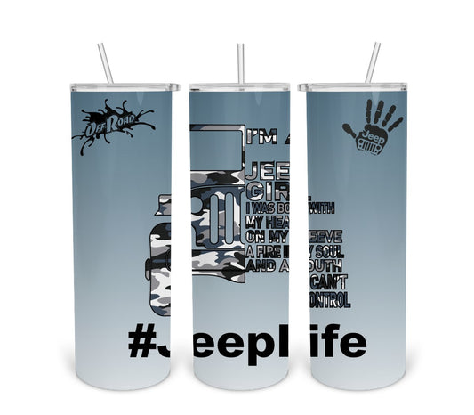 Jeep Girl-Tumbler Digital Design