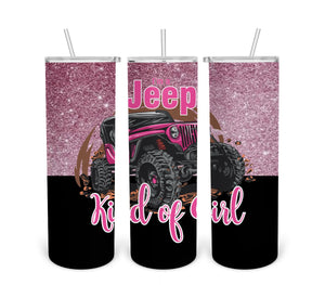 Jeep Kind Of Girl 3-Tumbler Digital Design