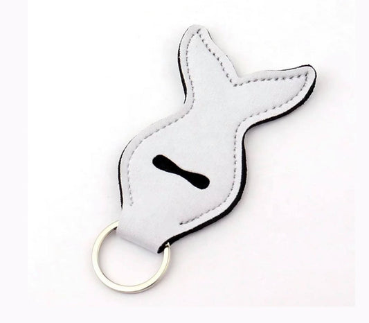 Mermaid Tail Chapstick Holder Keychains