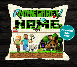 Minecraft Pocket Pillow Digital Designs