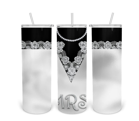 Mrs Tumbler Print Transfer