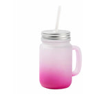 12oz Frosted Glass Mason Jars