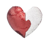 Heart Sequin Pillow Cover