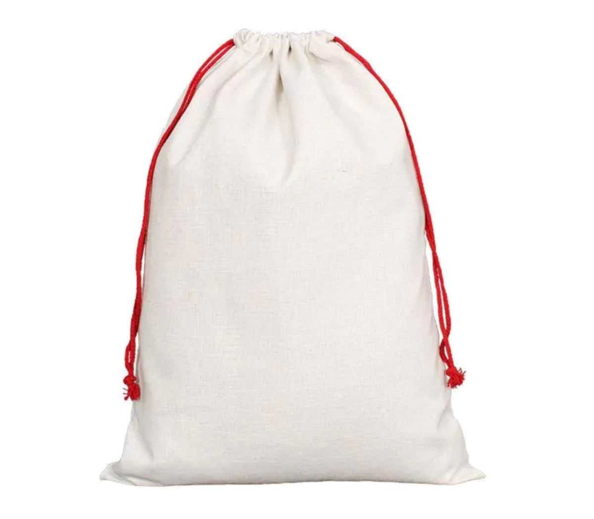 Linen Drawstring Bag- Santa Sack